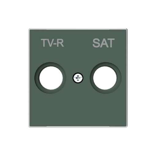 Cover plate SAT 1 gang Green - Sky Niessen