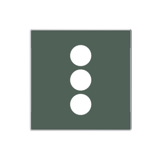 Cover plate Cinch 1 gang Green - Sky Niessen