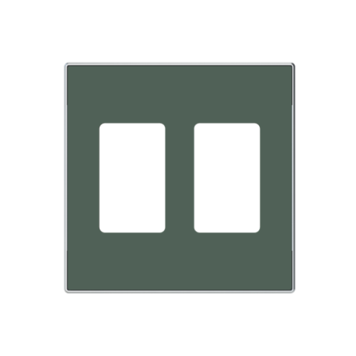Cover plate VDI 2 gang Green - Sky Niessen
