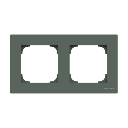 Frame 2-gang Green - Sky Niessen