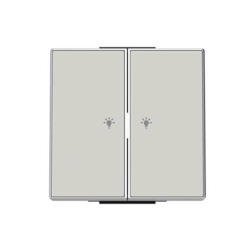 Rocker Symbol "light" for Switchpush button, Two-part button Dune - Sky Niessen