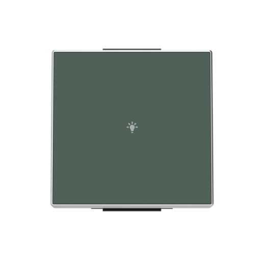 Rocker Symbol "light" for Switchpush button, Single push button Green - Sky Niessen