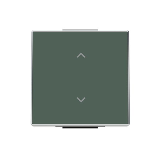 Rocker Symbol "arrows" for Venetian blind, Single push button Green - Sky Niessen