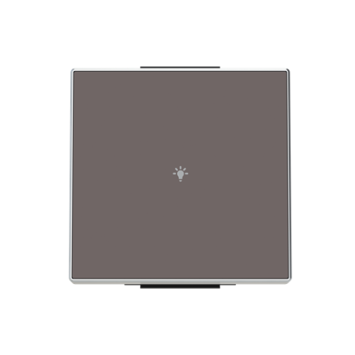 Rocker Symbol "light" for Switchpush button, Single push button Taupe - Sky Niessen
