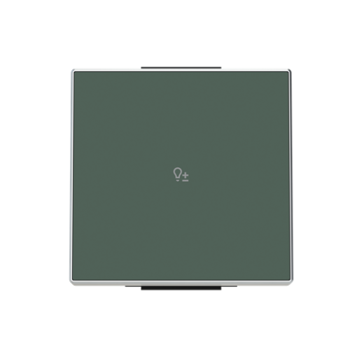 Rocker Symbol "light" for Switchdimmer, Single push button Green - Sky Niessen