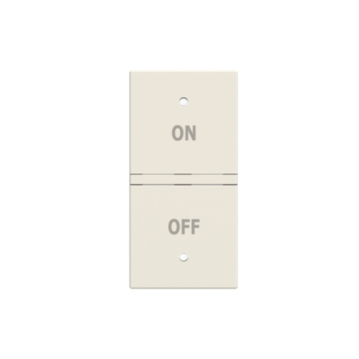 Rocker Symbol "OnOff" for Switchpush button Two-part rocker White - Zenit