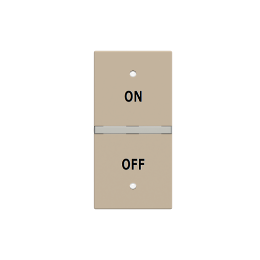 Rocker Symbol "OnOff" for Switchpush button Two-part rocker Champagne - Zenit