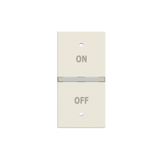 Rocker Symbol "OnOff" for Switchpush button Two-part rocker White - Zenit