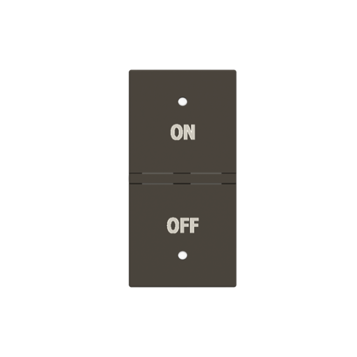 Rocker Symbol "OnOff" for Switchpush button Two-part rocker Anthracite - Zenit