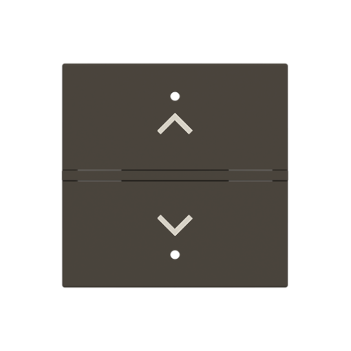 Rocker Symbol "arrows" for Venetian blind Two-part rocker Anthracite - Zenit