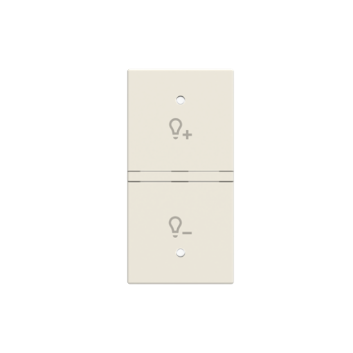Rocker Symbol "light" for Dimmer Two-part rocker White - Zenit