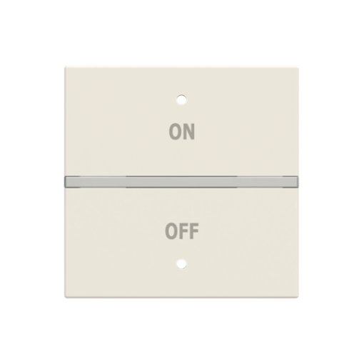 Rocker Switchpush button with Symbol "OnOff" White - Zenit