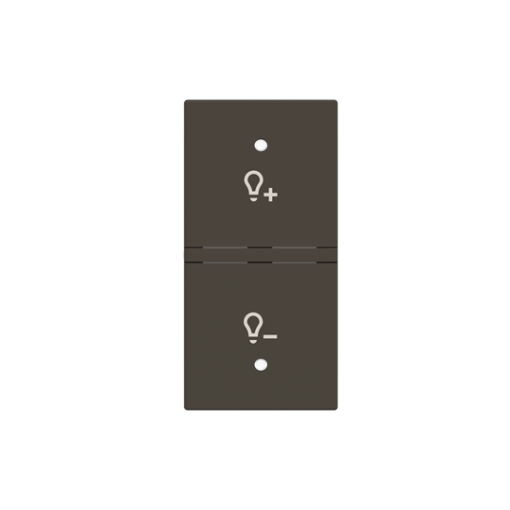 Rocker Symbol "light" for Dimmer Two-part rocker Anthracite - Zenit