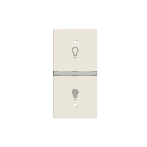 Rocker Symbol "light" for Switchpush button Two-part rocker White - Zenit