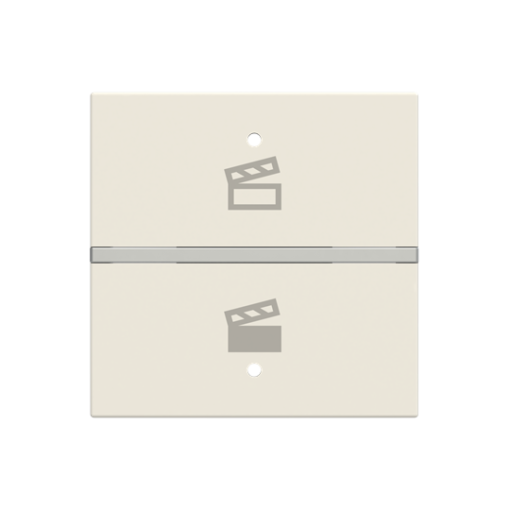 Rocker Switchpush button with Symbol "scene" White - Zenit