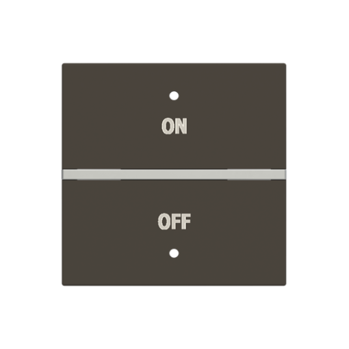 Rocker Switchpush button with Symbol "OnOff" Anthracite - Zenit