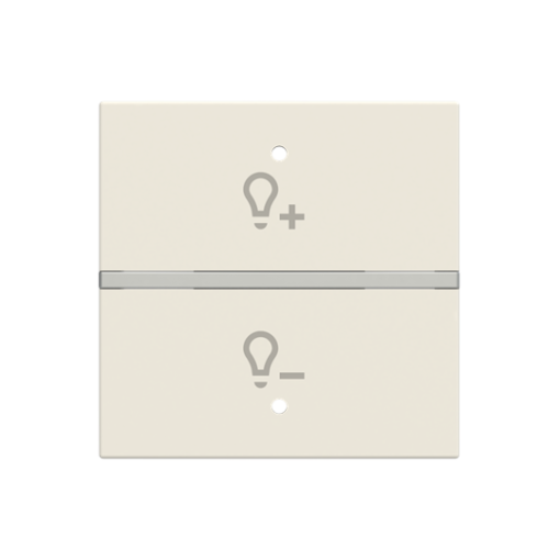 Rocker Symbol "light" for Dimmer Two-part rocker White - Zenit
