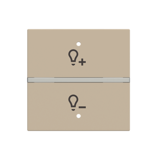 Rocker cover KNX for Switchdimmer Two-part rocker Champagne - Zenit