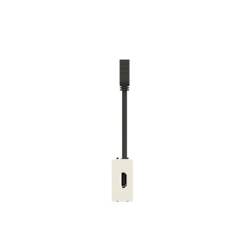 HDMI outlet Hdmi 1 gang White - Zenit