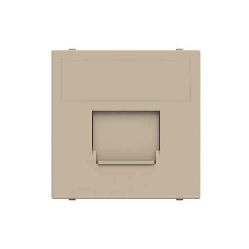 Cover plate Data connection 1 gang Champagne - Zenit