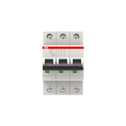Miniature Circuit Breaker - S200M - 3P - 8 A - C - AC 10 kA