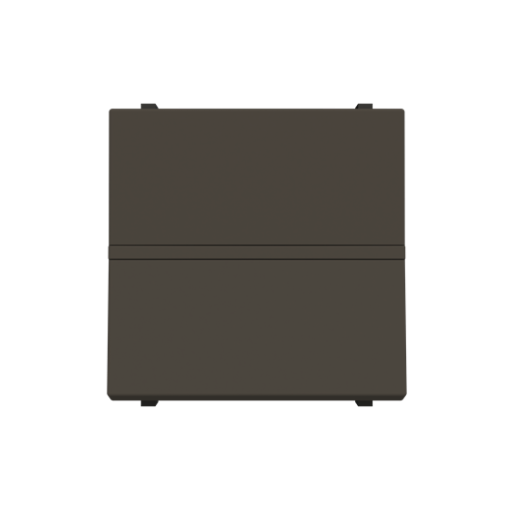 Insertcover Rockerbutton, Two-way switch with LED exchangeable Anthracite - Zenit