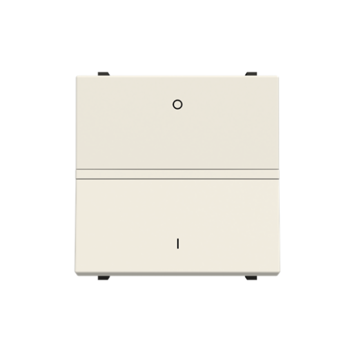 Insertcover Rockerbutton, 2-pole switch with LED exchangeable White - Zenit