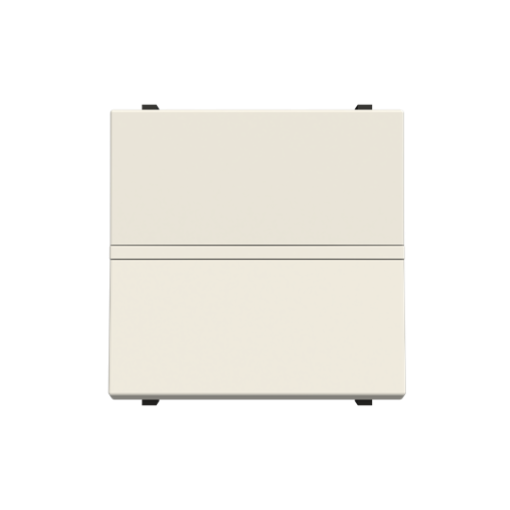 Insertcover Rockerbutton, Intermediate switch with LED exchangeable White - Zenit