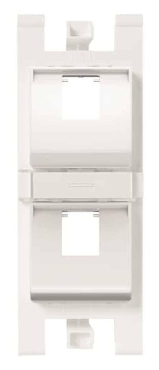 Workstation For data connection housing 2 gang White - Zenit