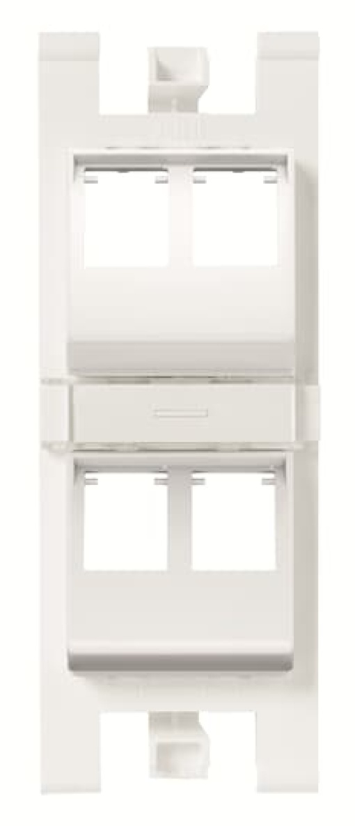 Workstation For data connection housing 4 gang White - Zenit