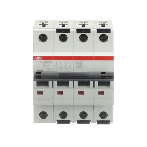 S203P-D25NA Miniature Circuit Breaker - 3NP - D - 25 A