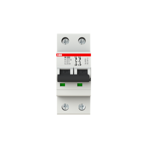 M202-2.5A Miniature Circuit Breaker - 2P - 2.5 A