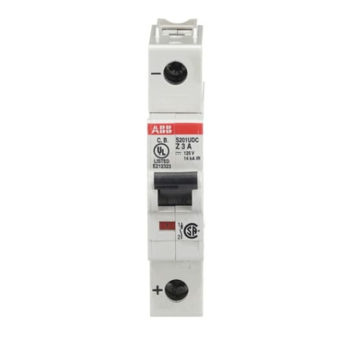 Miniature Circuit Breaker - S200UDC - 1P - 3 A - Z - 230 V AC 14 kA