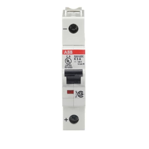 Miniature Circuit Breaker - S200UDC - 1P - 5 A - K - 230 V AC 14 kA