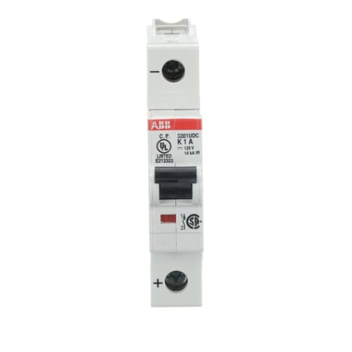 Miniature Circuit Breaker - S200UDC - 1P - 1 A - K - 230 V AC 14 kA