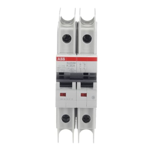 Miniature Circuit Breaker - SU200M - 2P - 35 A - K - 400 V AC 11.2 kA