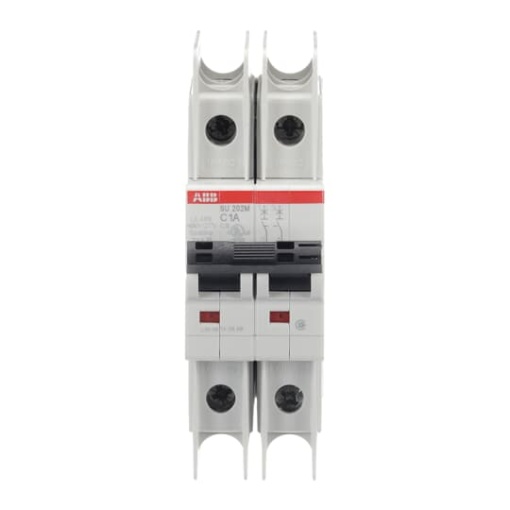 Miniature Circuit Breaker - SU200M - 2P - 1 A - C - 400 V AC 11.2 kA