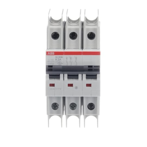 Miniature Circuit Breaker - SU200M - 3P - 2 A - K - 400 V AC 11.2 kA