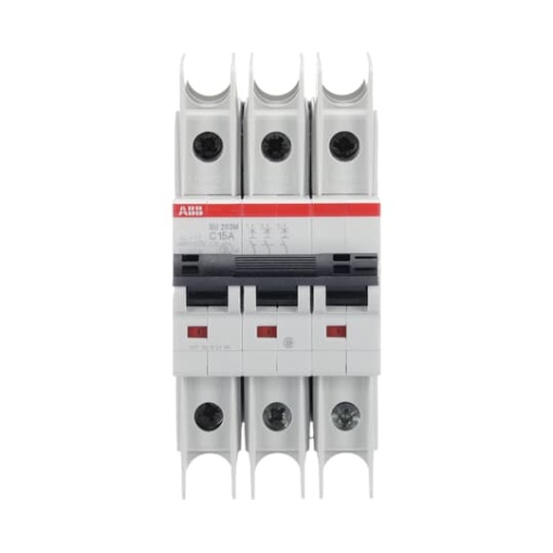 Miniature Circuit Breaker - SU200M - 3P - 15 A - C - 400 V AC 11.2 kA