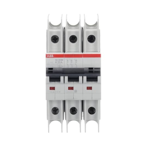 Miniature Circuit Breaker - SU200M - 3P - 20 A - K - 400 V AC 11.2 kA