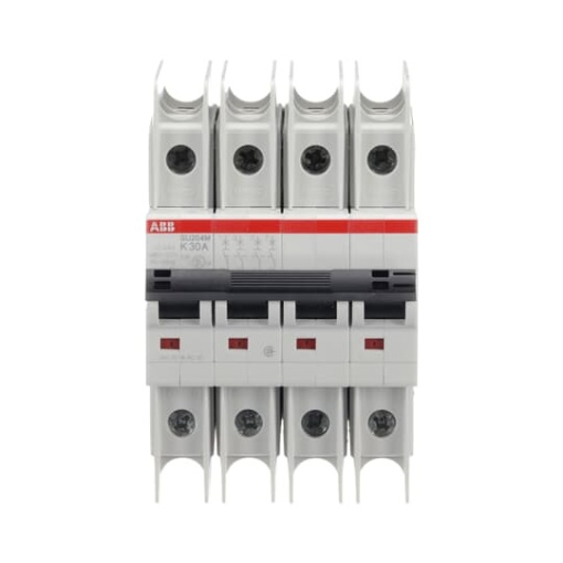 Miniature Circuit Breaker - SU200M - 4P - 30 A - K - 400 V AC 11.2 kA