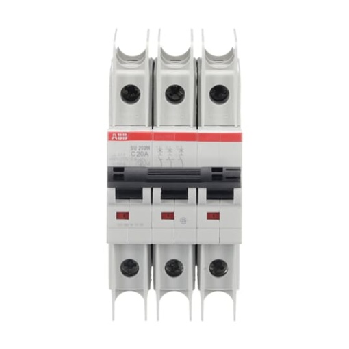 Miniature Circuit Breaker - SU200M - 3P - 20 A - C - 400 V AC 11.2 kA