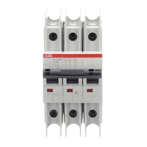 Miniature Circuit Breaker - SU200M - 3P - 8 A - K - 400 V AC 11.2 kA