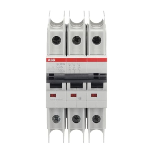Miniature Circuit Breaker - SU200M - 3P - 3 A - C - 400 V AC 11.2 kA