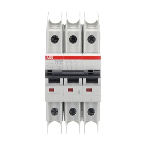 Miniature Circuit Breaker - SU200M - 3P - 0.5 A - K - 400 V AC 11.2 kA