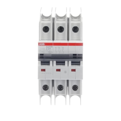Miniature Circuit Breaker - SU200M - 3P - 2 A - Z - 400 V AC 11.2 kA