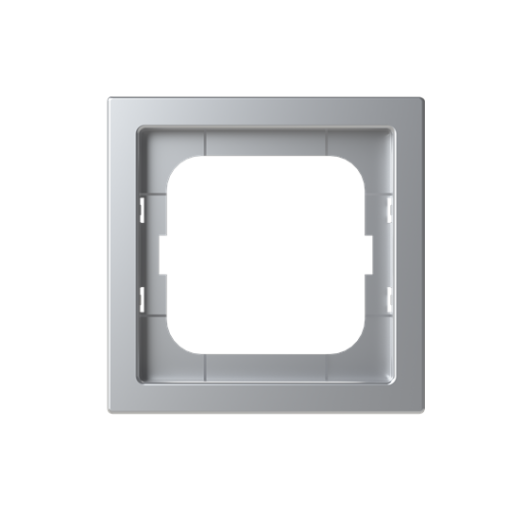Cover frame 1-gang stainless steel - Pure Stainless Steel