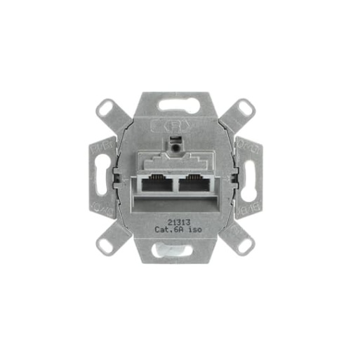 Data connecting insert UAE Cat 6a RJ45 88 2gang grey