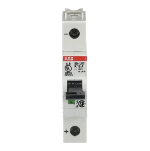 Miniature Circuit Breaker - S200UDC - 1P - 16 A - K - 230 V AC 14 kA
