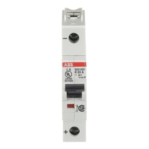 Miniature Circuit Breaker - S200UDC - 1P - 63 A - K - 230 V AC 14 kA
